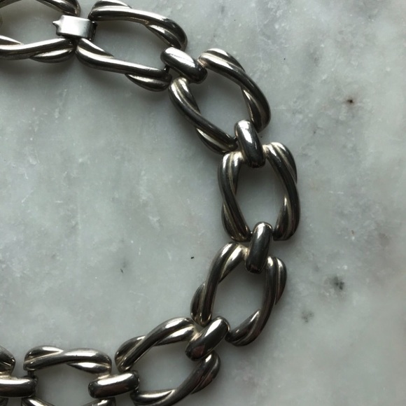 Silver Chain Detail Necklace - Picture 2 of 5